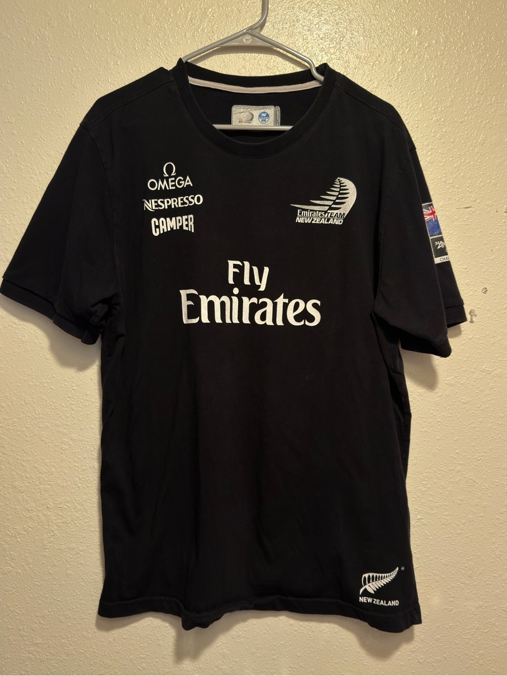 Sail Racing Emirates Men’s Black Crew Neck Shirt